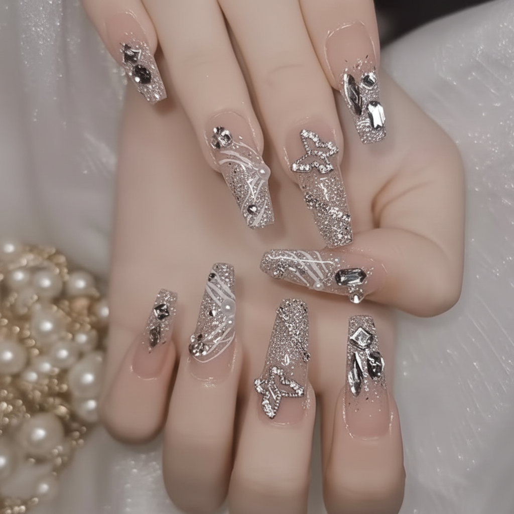 Glam nail 1